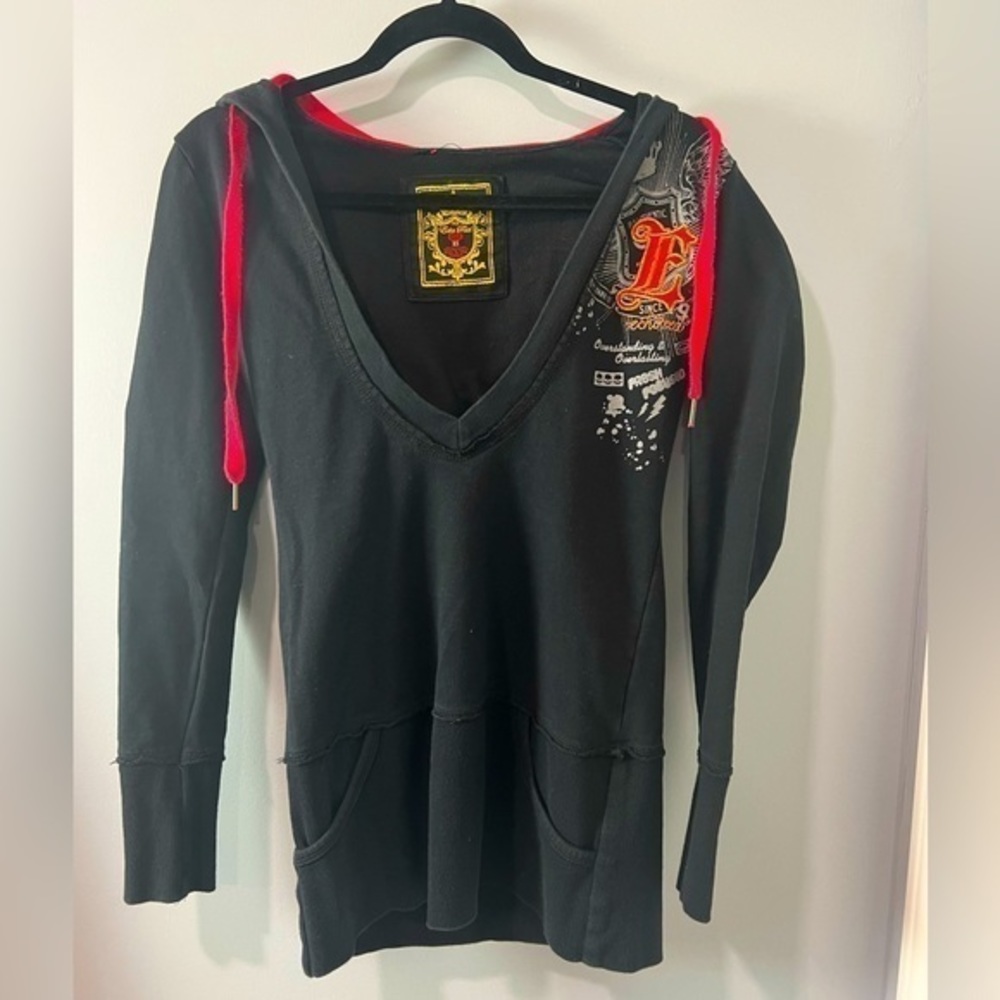 Y2K echo Red brand vintage hoodie ✨✨✨❤️(T21)